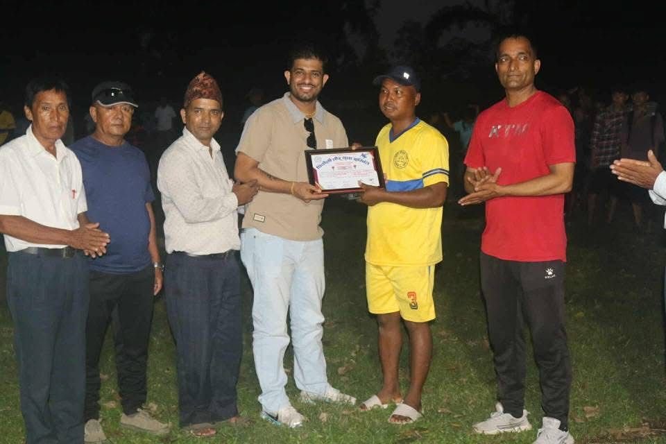 Sponsored the 1st Gold Cup Football Competition – 2082, encouraging youth participation in sports