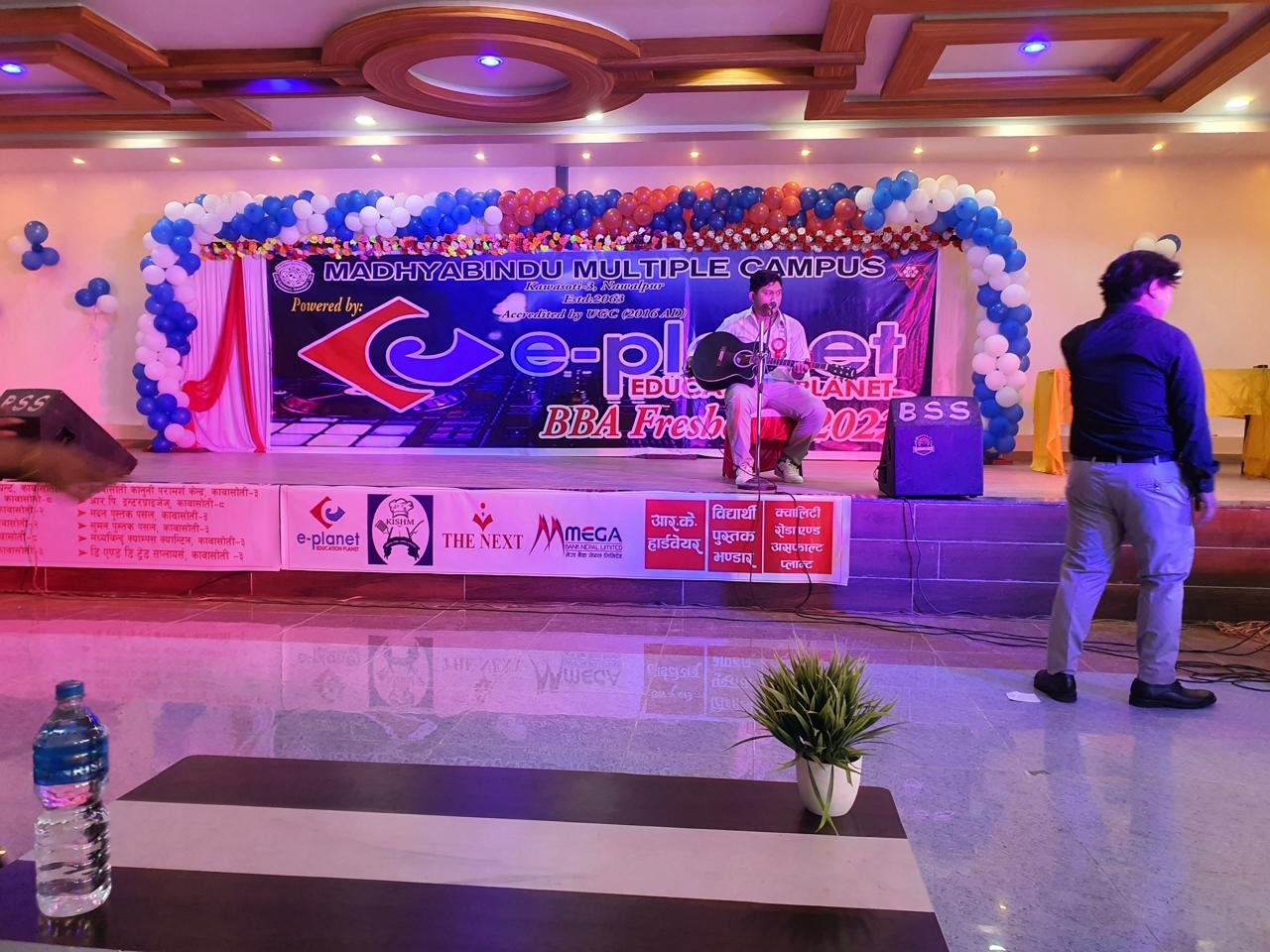 Provided sponsorship to Madhyabindu Multiple Campus to welcome Bachelor’s (BBA) freshers, supporting academic engagement